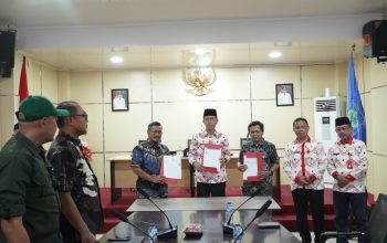 Pemkab Bolsel Serahkan 3 Hektare Lahan untuk Pembangunan Gudang Bulog