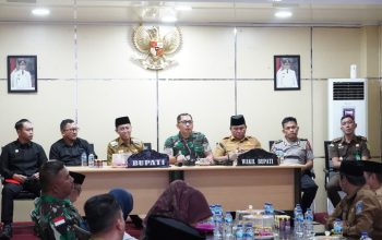Bupati Iskandar Kamaru dan Wabup Deddy Abdul Hamid Hadiri Rakor Forkopimda Bolsel