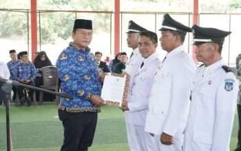 Empat Sangadi Antar Waktu Dilantik, Wabup Bolsel Ingatkan Soal Amanah dan Dana Desa